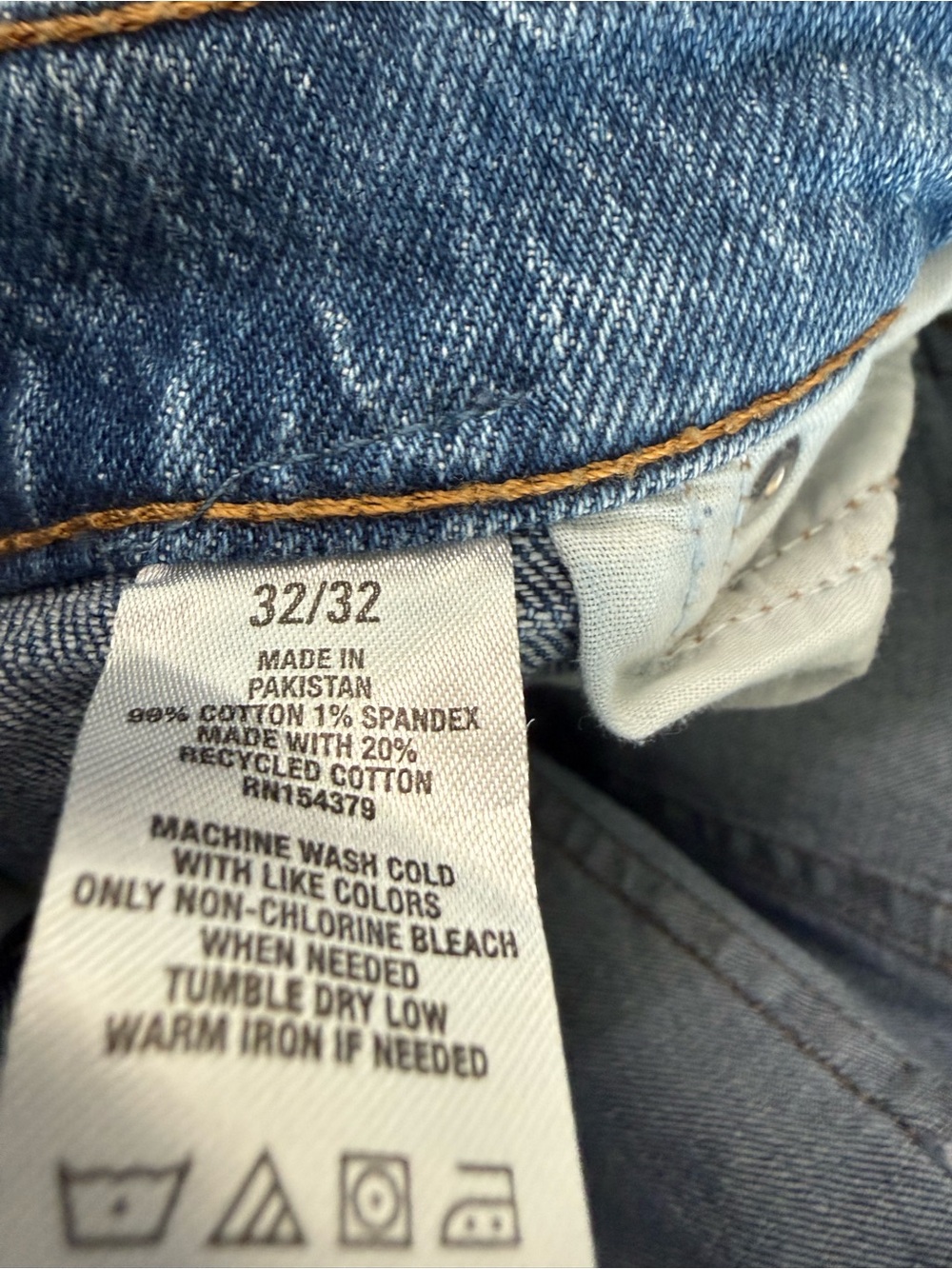 Aeropostale Men's Baggy Jeans in Blue Denim